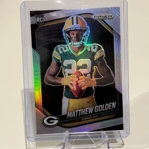 🔥 2025 Matthew Golden Panini Prizm Silver Variation Prizm Rookie Card.